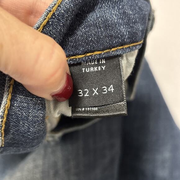 DSTLD Men's 32X34 Skinny Slim Jeans Medium Wash Urban Streetwear Classic Rocker - Picture 5 of 10